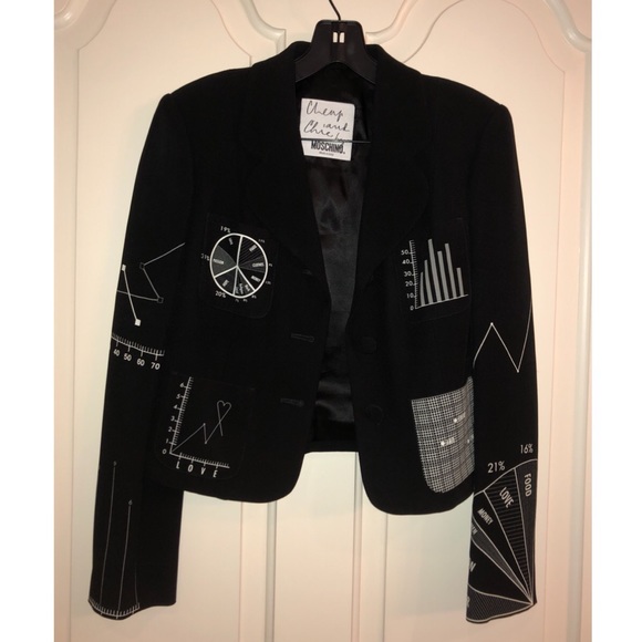 Moschino Jackets & Blazers - NWOT Moschino Cheap and Chic Black Blazer